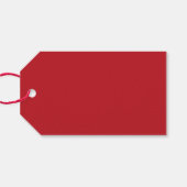 Gelukkige Valentijnsdag Modern Trendy Roze & Rood Cadeaulabel (Achterkant Horizontaal)