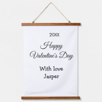 Gelukkige Valentijnsdag naam liefde eenvoudig jaar