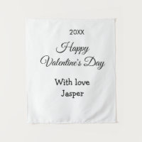 Gelukkige Valentijnsdag naam liefde eenvoudig jaar