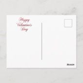 Gelukkige Valentijnsdag paar briefkaarten (Achterkant)