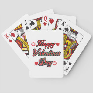 Gelukkige Valentijnsdag voor cadeau Pokerkaarten