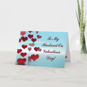 Gelukkige Valentijnsdag voor echtgenoot Feestdagen Kaart