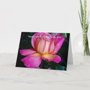 Gelukkige Valentijnsdag voor mijn vrouw Feestdagen Kaart