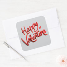 Gelukkige Valentijnstickers voor Kaarten & Cadeaus