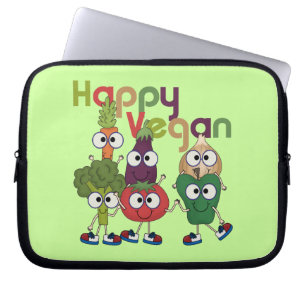 Gelukkige Veganist Laptop Sleeve