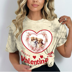 Gelukkige Velentijnsdag - Aanbiddende Devotie T-shirt