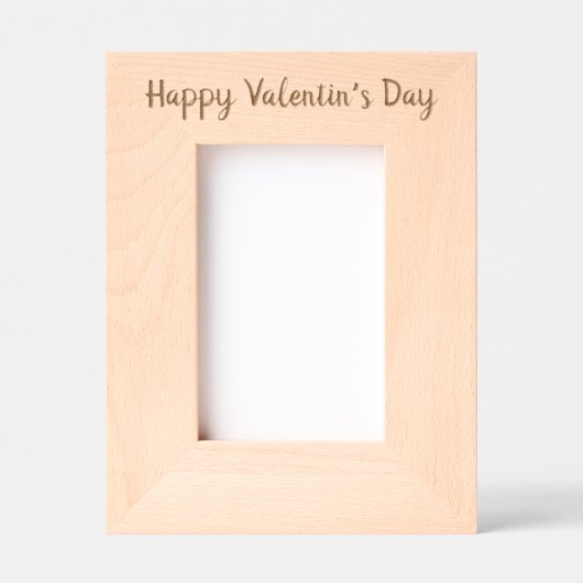 Gelukkige Velentin's Day Gegraveerde Lijstjes (Voorkant)