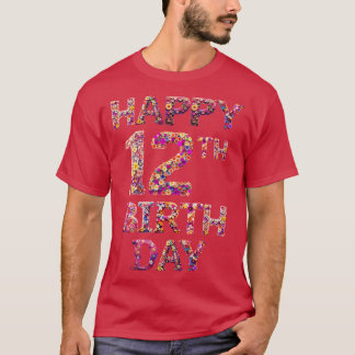Gelukkige Verjaardag 12e T-shirt