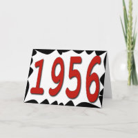 Gelukkige Verjaardag 1956 Geboortejaar 50's 50s 50