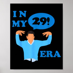 Gelukkige verjaardag 29e Negenentwintig Nieuwe Vro Poster