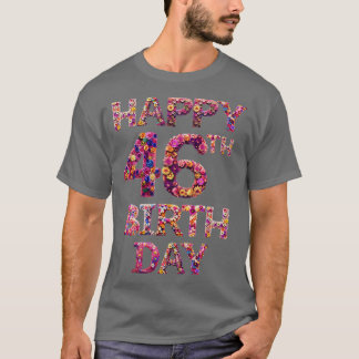 Gelukkige Verjaardag 46e T-shirt