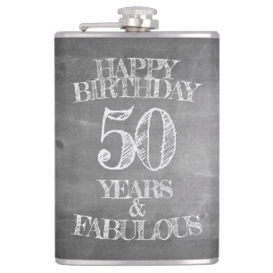 Gelukkige verjaardag - 50 jaar en fantastisch heupfles