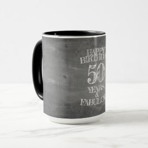Gelukkige verjaardag - 50 jaar en fantastisch mok