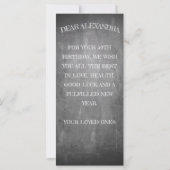 Gelukkige verjaardag - 50 jaar & Fabulous (Achterkant)