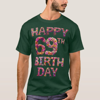 Gelukkige Verjaardag 69th T-shirt
