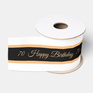 Gelukkige Verjaardag & 70 Viering, Verjaardag Even Grosgrain Lint