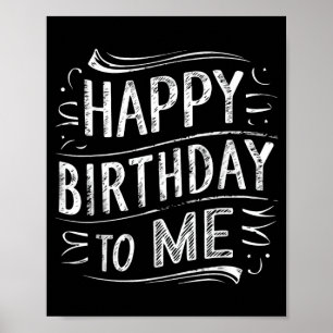 Gelukkige verjaardag aan grappige verjaardagsfeest poster