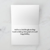 ** GELUKKIGE VERJAARDAG ** aan MIJN "LEVENSLANGE" Kaart (Binnen)