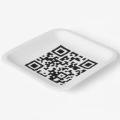 Gelukkige verjaardag aan u QR code Papieren Bordje (Gebogen)