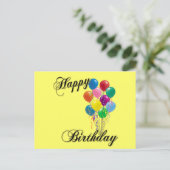 Gelukkige Verjaardag - Aanpassen Briefkaart (Staand voorkant)