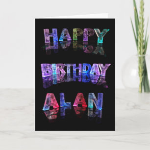 Gelukkige verjaardag Alan Kaart