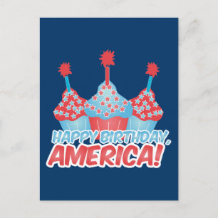 Gelukkige verjaardag, Amerika Briefkaart