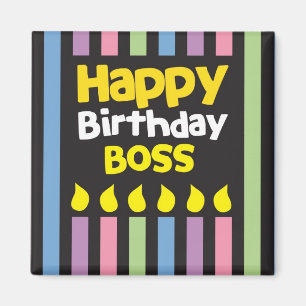 Gelukkige Verjaardag BAAS! Magneet