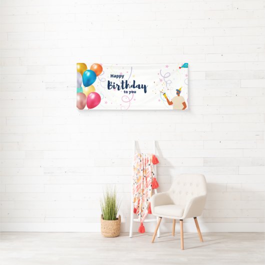 Gelukkige verjaardag Banner (Insitu)