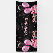 Gelukkige verjaardag Banner (Verticaal)