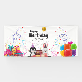 Gelukkige verjaardag Banner