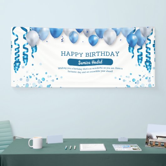 Gelukkige verjaardag Banner (Beurs)
