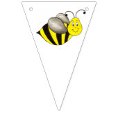 Gelukkige Verjaardag Bijendag Leuke Bumblebee Part Vlaggetjes (Eerste vlag)