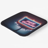 Gelukkige Verjaardag Billboard Papieren Bordje (Gebogen)