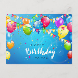 Gelukkige verjaardag briefkaart