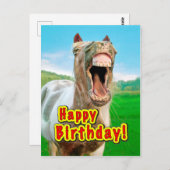 Gelukkige Verjaardag Briefkaart (Voorkant / Achterkant)