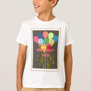 Gelukkige Verjaardag Bro Art Print T-shirt