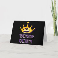 Gelukkige verjaardag Bunco Koningin Vriend Modern