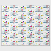 Gelukkige verjaardag cadeaupapier (Vlak)