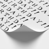 Gelukkige verjaardag cadeaupapier (Hoek)