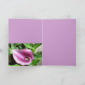 Gelukkige verjaardag - Calla lelie Kaart (Binnen)