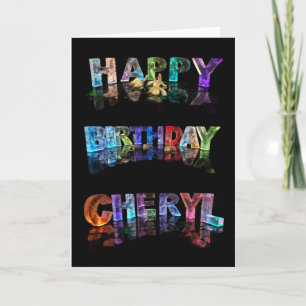 Gelukkige Verjaardag Cheryl Kaart