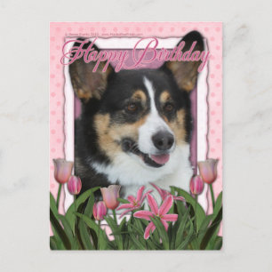 Gelukkige Verjaardag - Corgi Briefkaart