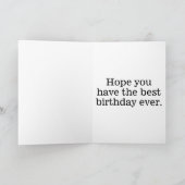 Gelukkige verjaardag | Cranky Zombie Dog Illustrat Kaart (Binnen)