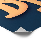 Gelukkige verjaardag Dachshund Poster (Hoek)