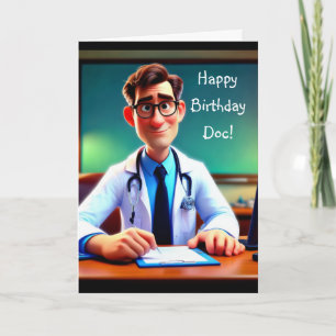 Gelukkige verjaardag Doc Kaart