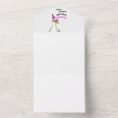 Gelukkige verjaardag, domme gans all in one uitnodiging (Binnen)