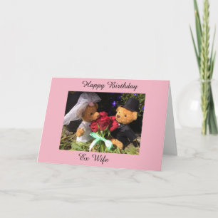 Gelukkige verjaardag ex vrouw kaart