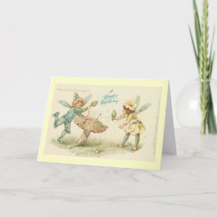 Gelukkige verjaardag Faeries Kaart