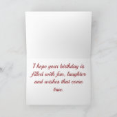 Gelukkige Verjaardag, Fancy Decorated Cake,  Kaart (Binnen)