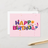 Gelukkige verjaardag feestdagenkaart